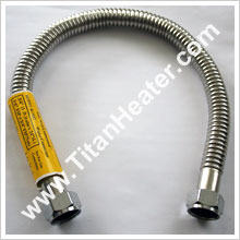 Flexible Water Connectors 3/4  FIP x FIP